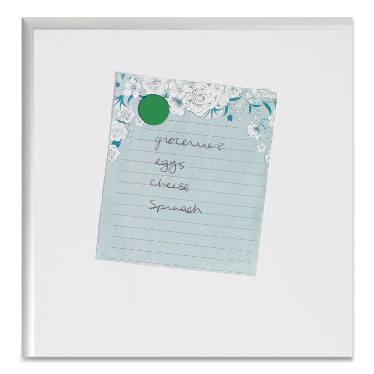 Heavy-Duty Board Magnets, Circles, 0.75" Diameter, Green, 20/Pack