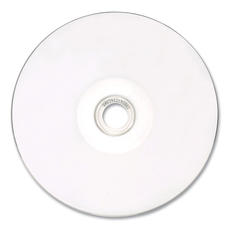 Cd-R Datalifeplus Printable Recordable Disc, 700 Mb/80 Min, 52x, Spindle, Hub Printable, White, 50/pack