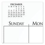 Business Monthly Wall Calendar, 15 x 12, White/Black Sheets, 12-Month (Jan to Dec): 2025