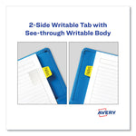 Ultra Tabs Repositionable Tabs, Mini Tabs: 1" x 1.5", 1/5-Cut, Assorted Neon Colors, 40/Pack