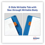 Ultra Tabs Repositionable Tabs, Mini Tabs: 1" x 1.5", 1/5-Cut, Assorted Colors, 40/Pack