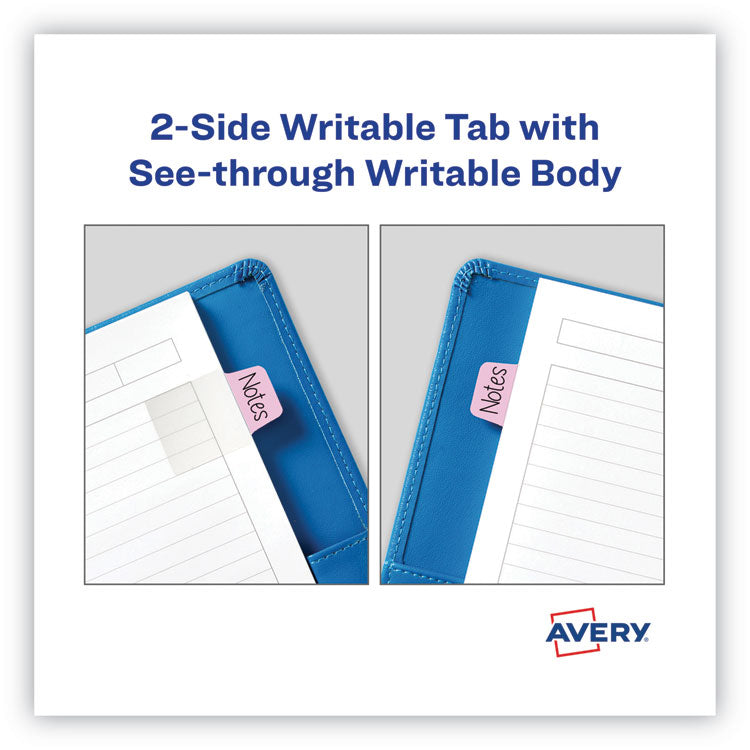 Ultra Tabs Repositionable Tabs, Mini Tabs: 1" x 1.5", 1/5-Cut, Assorted Pastel Colors, 40/Pack