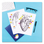 Ultra Tabs Repositionable Tabs, Mini Tabs: 1" x 1.5", 1/5-Cut, Assorted Neon Colors, 80/Pack