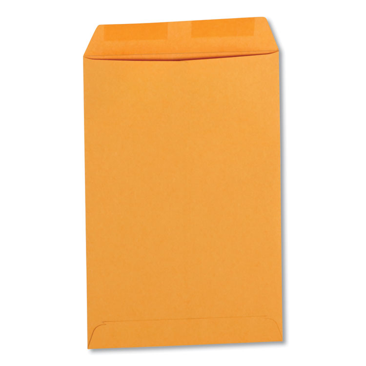 Catalog Envelope, 28 lb Bond Weight Kraft, #1, Square Flap, Gummed Closure, 6 x 9, Brown Kraft, 100/Box