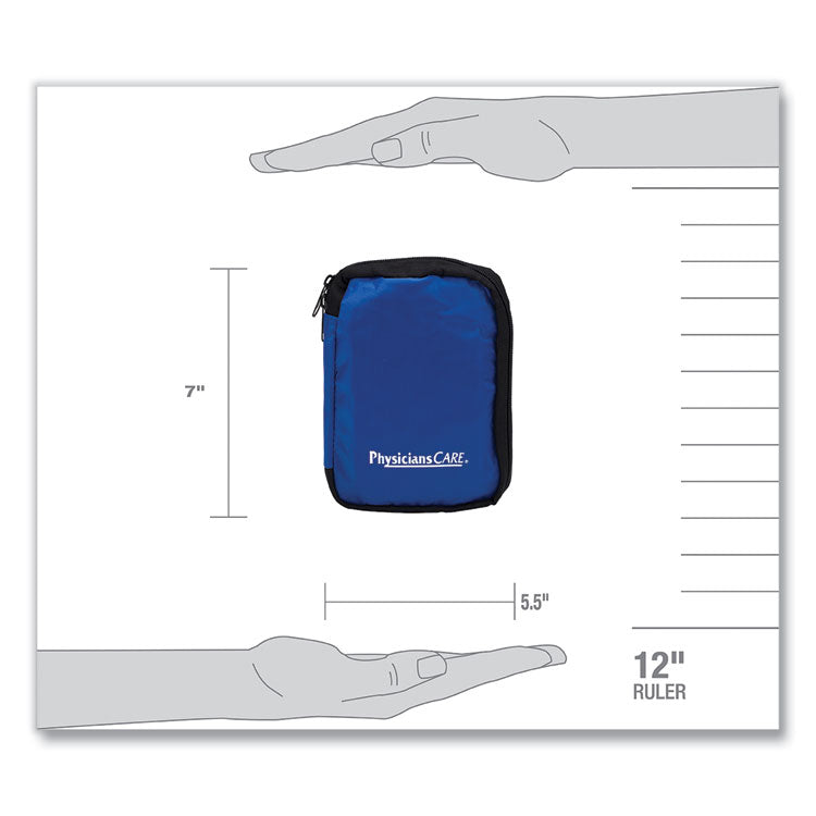 Soft-Sided First Aid Kit For Up To 10 People, 95 Pieces, Soft Fabric Case