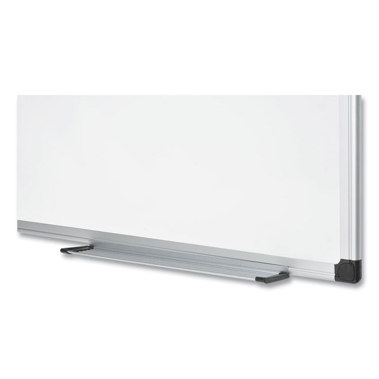 Porcelain Value Dry Erase Board, 36" x 48", White Surface, Satin Aluminum Frame