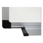 Porcelain Value Dry Erase Board, 36" x 48", White Surface, Satin Aluminum Frame
