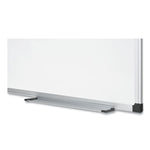 Porcelain Value Dry Erase Board, 48" x 96", White Surface, Satin Aluminum Frame