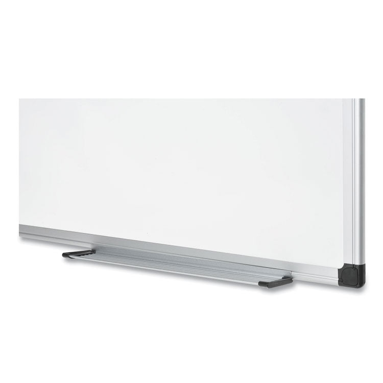 Porcelain Value Dry Erase Board, 48" x 96", White Surface, Satin Aluminum Frame
