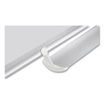 Magnetic Dry Erase Calendar Board, 12-Month Planning/Scheduling, 36" x 24", White Surface, Satin Aluminum Frame