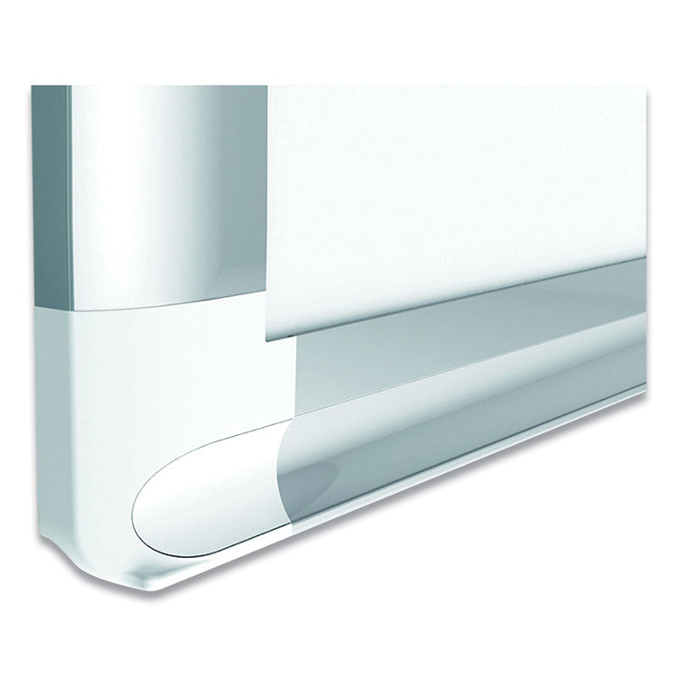 Magnetic Dry Erase Calendar Board, Four-Month Planning/Scheduling, 48" x 36", White Surface, Satin Aluminum Frame