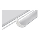 Magnetic Dry Erase Calendar Board, 12-Month Planning/Scheduling, 48" x 36", White Surface, Satin Aluminum Frame