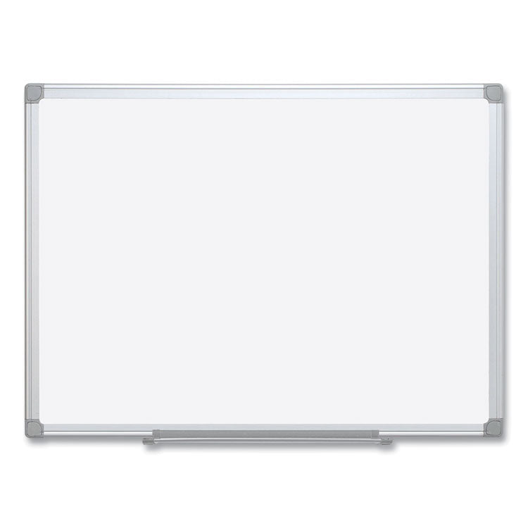 Earth Silver Easy Clean Dry Erase Boards, 96" x 48", White Surface, Satin Aluminum Frame
