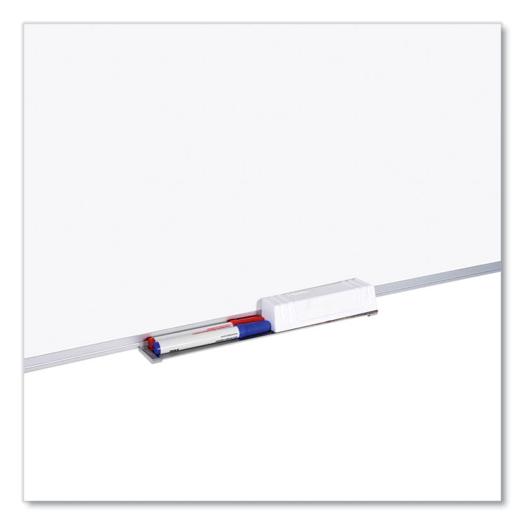 Earth Silver Easy Clean Dry Erase Boards, 96" x 48", White Surface, Satin Aluminum Frame