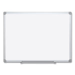 Earth Silver Easy Clean Dry Erase Boards, 72" x 48", White Surface, Satin Aluminum Frame