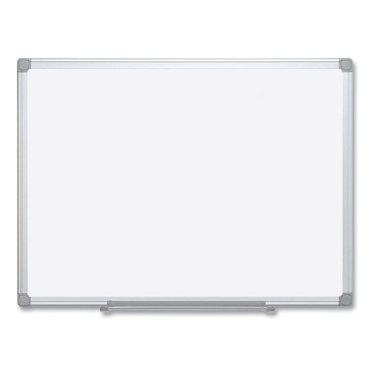 Earth Silver Easy Clean Dry Erase Boards, 72" x 48", White Surface, Satin Aluminum Frame