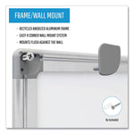 Earth Silver Easy Clean Dry Erase Boards, 72" x 48", White Surface, Satin Aluminum Frame