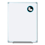 Earth Silver Easy Clean Dry Erase Boards, 72" x 48", White Surface, Satin Aluminum Frame
