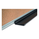 3-in-1 Planner Board, Monthly Planning/Scheduling Calendar, 24" x 18", Tan/White/Blue Surface, Satin Aluminum Frame