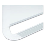 Gold Ultra Magnetic Dry Erase Boards, 36" x 24", White Surface, White/Natural Aluminum Frame