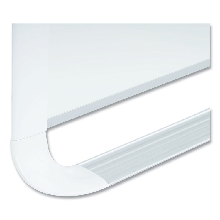 Gold Ultra Magnetic Dry Erase Boards, 36" x 24", White Surface, White/Natural Aluminum Frame