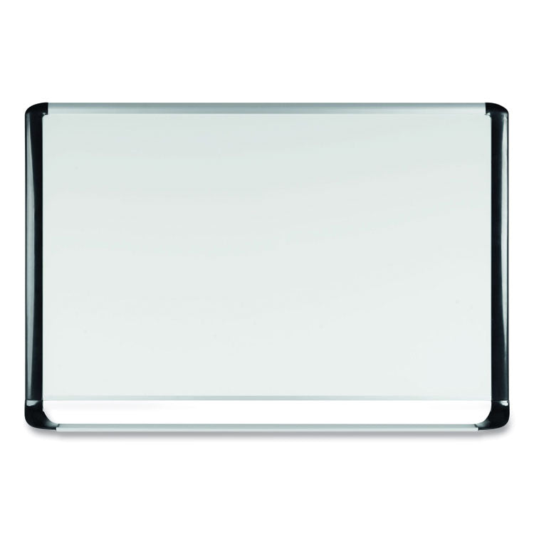 Gold Ultra Magnetic Dry Erase Boards, 48" x 36", White Surface, Black/Satin Aluminum Frame