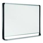 Gold Ultra Magnetic Dry Erase Boards, 48" x 36", White Surface, Black/Satin Aluminum Frame