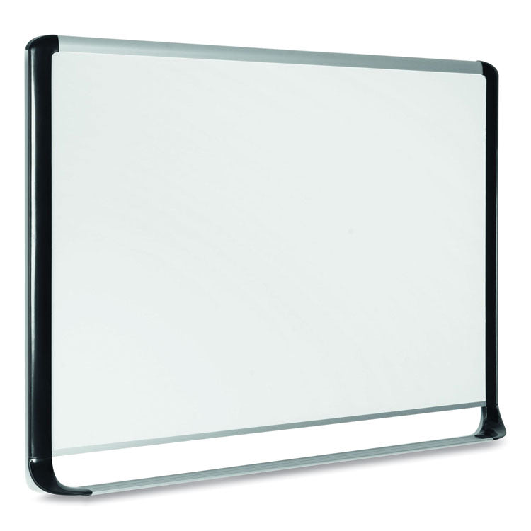 Gold Ultra Magnetic Dry Erase Boards, 48" x 36", White Surface, Black/Satin Aluminum Frame
