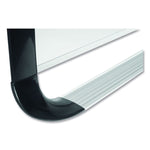 Gold Ultra Magnetic Dry Erase Boards, 48" x 36", White Surface, Black/Satin Aluminum Frame