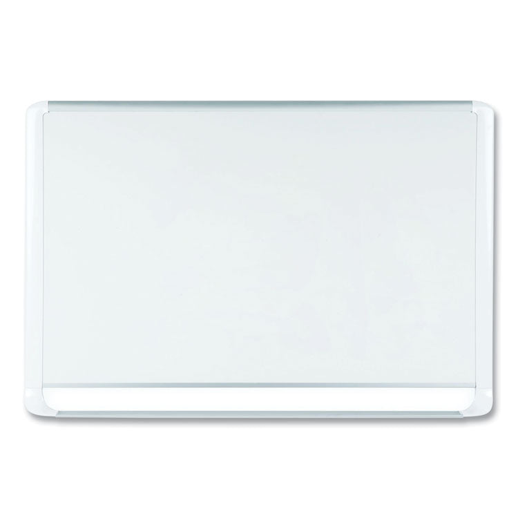 Gold Ultra Magnetic Dry Erase Boards, 48" x 36", White Surface, White/Natural Aluminum Frame
