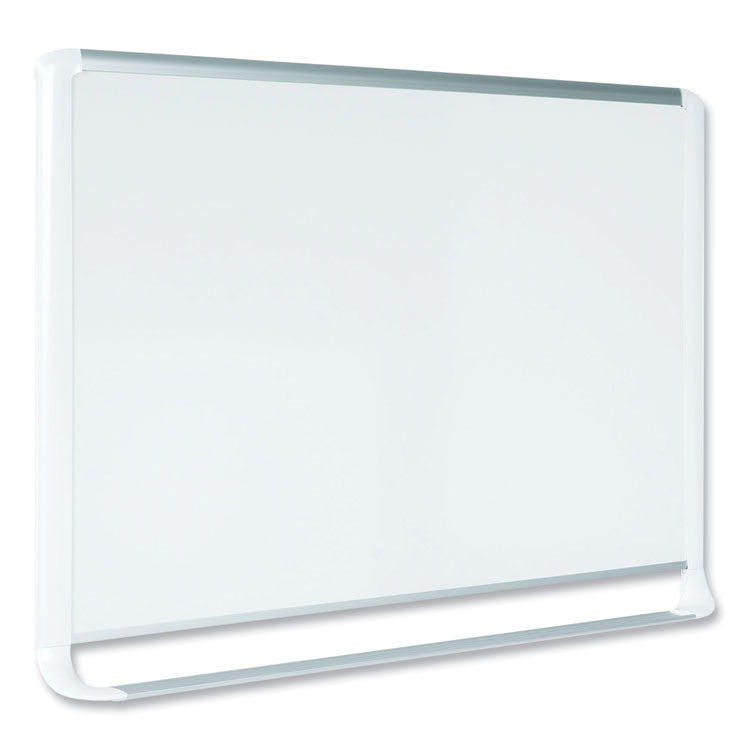 Gold Ultra Magnetic Dry Erase Boards, 48" x 36", White Surface, White/Natural Aluminum Frame