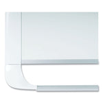 Gold Ultra Magnetic Dry Erase Boards, 48" x 36", White Surface, White/Natural Aluminum Frame