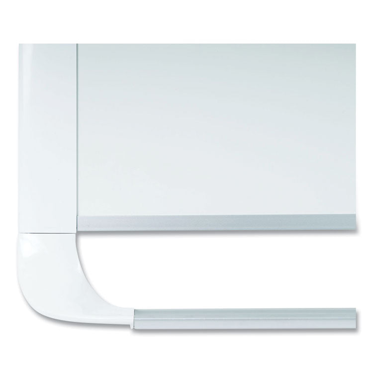 Gold Ultra Magnetic Dry Erase Boards, 48" x 36", White Surface, White/Natural Aluminum Frame