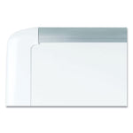 Gold Ultra Magnetic Dry Erase Boards, 48" x 36", White Surface, White/Natural Aluminum Frame