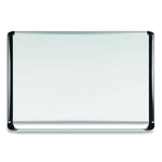 Gold Ultra Magnetic Dry Erase Boards, 72" x 48", White Surface, Black/Satin Aluminum Frame
