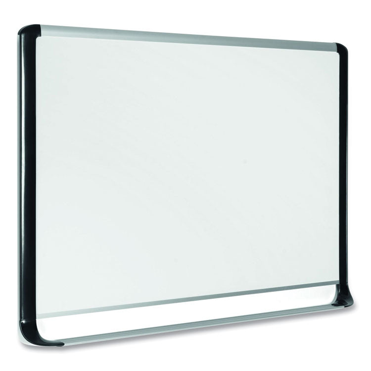 Gold Ultra Magnetic Dry Erase Boards, 72" x 48", White Surface, Black/Satin Aluminum Frame