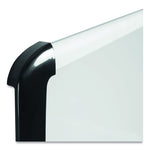 Gold Ultra Magnetic Dry Erase Boards, 72" x 48", White Surface, Black/Satin Aluminum Frame