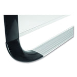 Gold Ultra Magnetic Dry Erase Boards, 72" x 48", White Surface, Black/Satin Aluminum Frame