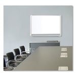Gold Ultra Magnetic Dry Erase Boards, 72" x 48", White Surface, White/Natural Aluminum Frame