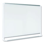 Gold Ultra Magnetic Dry Erase Boards, 72" x 48", White Surface, White/Natural Aluminum Frame