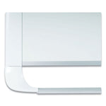 Gold Ultra Magnetic Dry Erase Boards, 72" x 48", White Surface, White/Natural Aluminum Frame