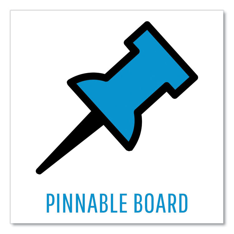 Earth Cork Board, 72" x 48", Tan Surface, Satin Aluminum Frame