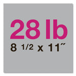 Platinum Paper, 99 Bright, 28 lb Bond Weight, 8.5 x 11, White, 500/Ream