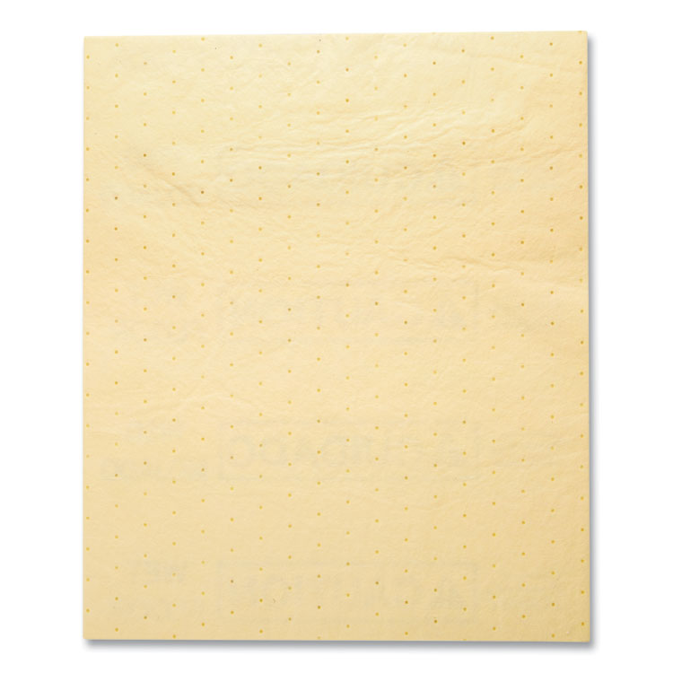 Over-the-Spill Pad, Caution Wet Floor, 16 oz, 16.5 x 20, 22 Sheets/Pad