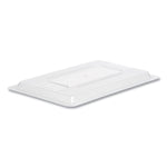 Food/Tote Box Lids, 12 x 18, Clear, Plastic