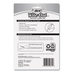 Wite-Out Brand Exact Liner Correction Tape, Non-Refillable, 0.2" x 236", 4/Pack