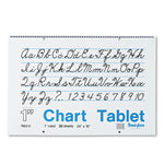 Chart Tablets, Presentation Format (1" Rule), 24 x 16, White, 30 Sheets