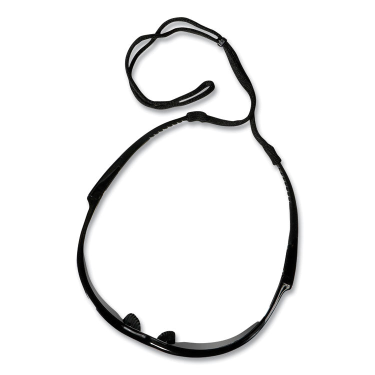 Nemesis Safety Glasses, Gunmetal Frame, Smoke Lens, 12/Box