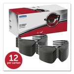 Nemesis Safety Glasses, Gunmetal Frame, Smoke Lens, 12/Box