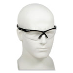 V60 Nemesis Rx Reader Safety Glasses, Black Frame, Clear Lens, +3.0 Diopter Strength, 6/Box